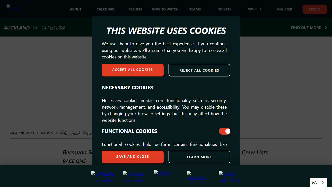 Confirmed crew lists for Bermuda Sail Grand Prix