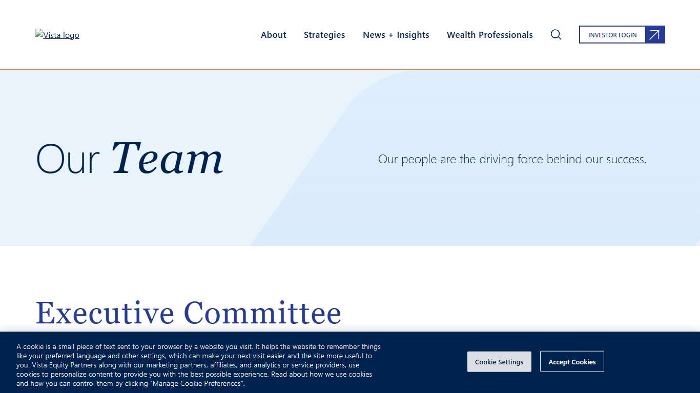 Our Team | Vista Equity Partners